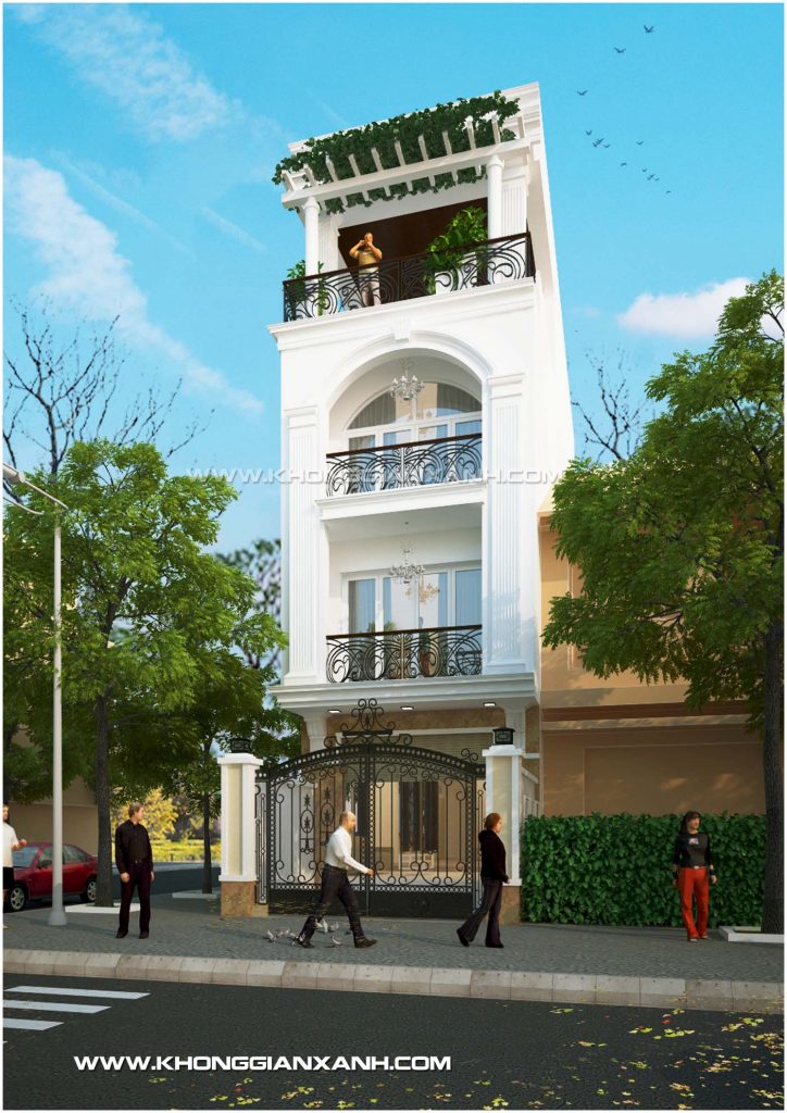 thiet ke nha tan co dien vung tau web
