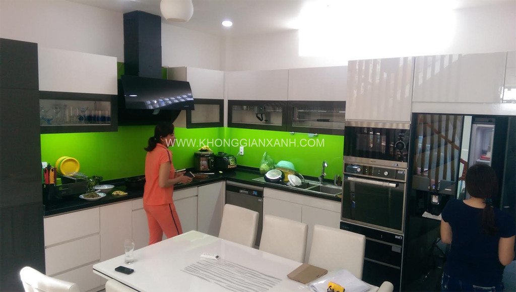 Công trình thực tế thi công nội thất nhà phố quận Tân Phú, HCM