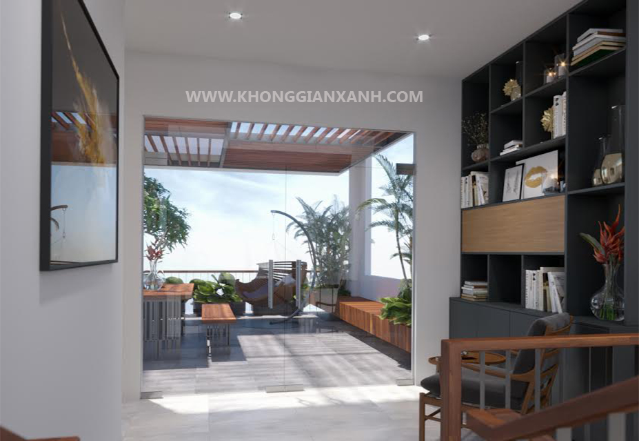 Thiết kế nội thất nhà phố - Sân Thượng Thiết kế nội thất nhà phố - Sân Thượng