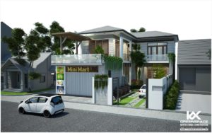 Thiết kế nhà ở kiêm siêu thị mini