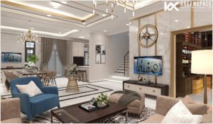 Thiết kế nội thất biệt thự tân cổ điển - Mr Trường