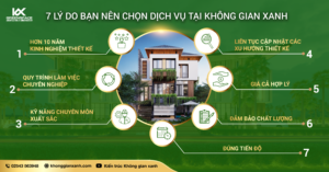 7 lý do bạn nên chọn dịch vụ tại Không Gian Xanh