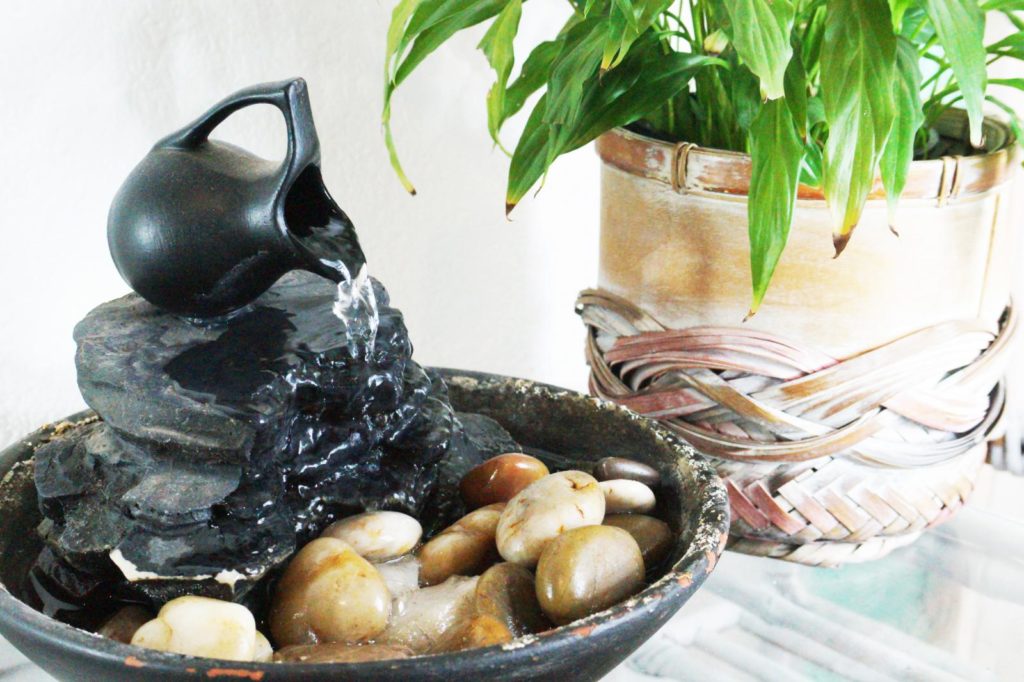nơi đặt đài phun nước phong thủy