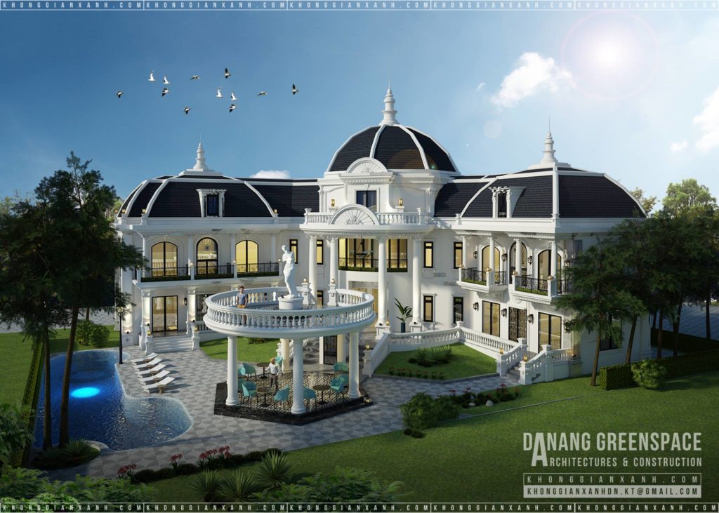 thiết kế biệt thự phong cách cổ điển