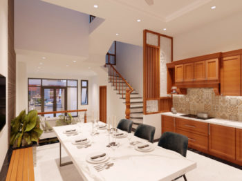 THIẾT KẾ NỘI THẤT NHÀ PHỐ 3 PHÒNG NGỦ
