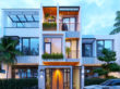 THIẾT KẾ NHÀ PHỐ 3 TẦNG HIỆN ĐẠI MÁI BẰNG