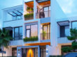 THIẾT KẾ NHÀ PHỐ 3 TẦNG HIỆN ĐẠI MÁI BẰNG