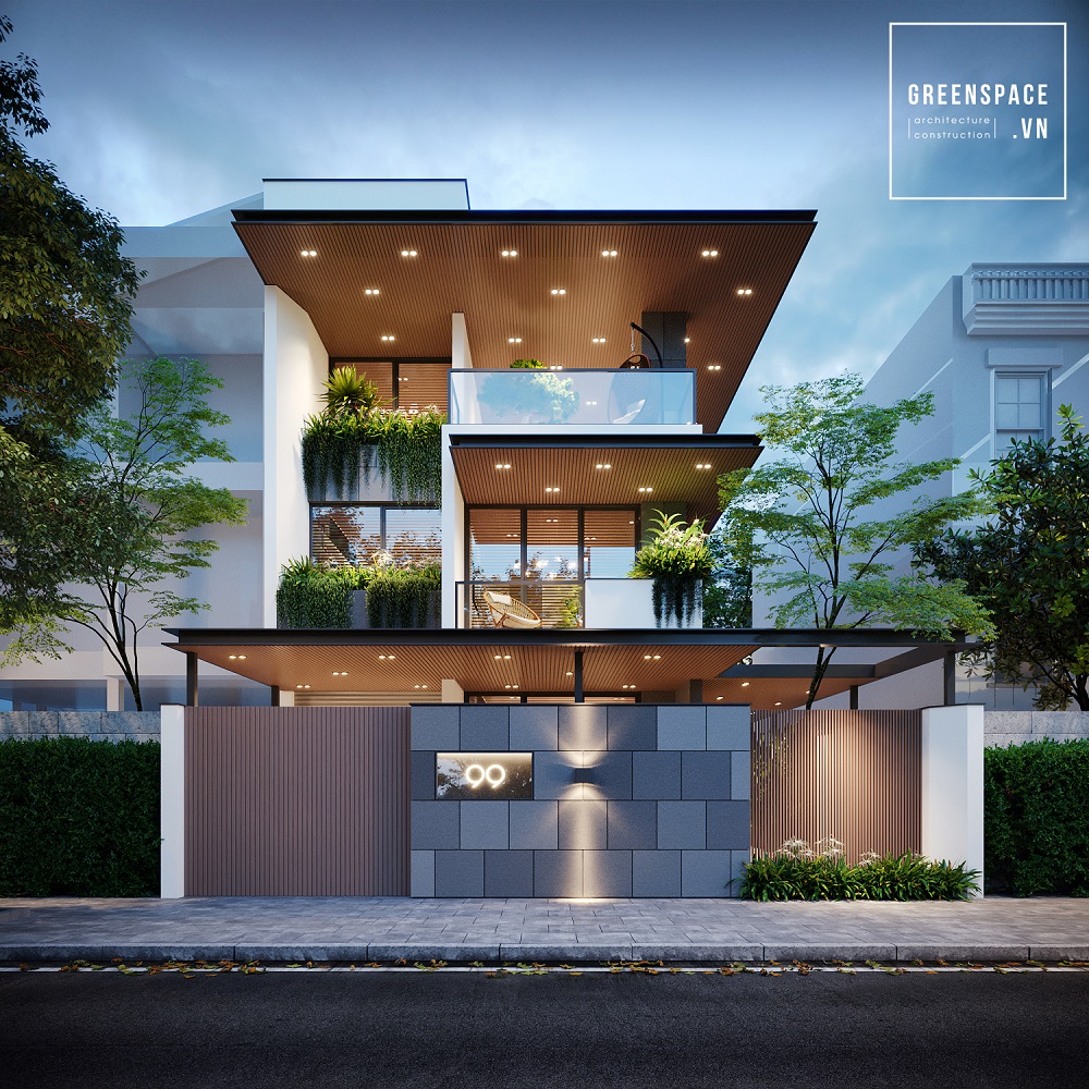 thiết kế nhà phố hiện đại đà nẵng 2024