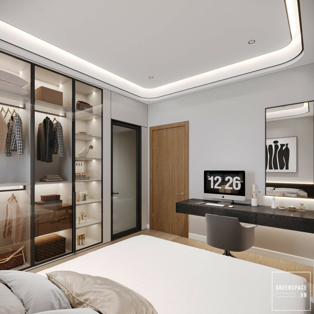 Thiết kế và cải tạo nội thất phòng ngủ thường view 3