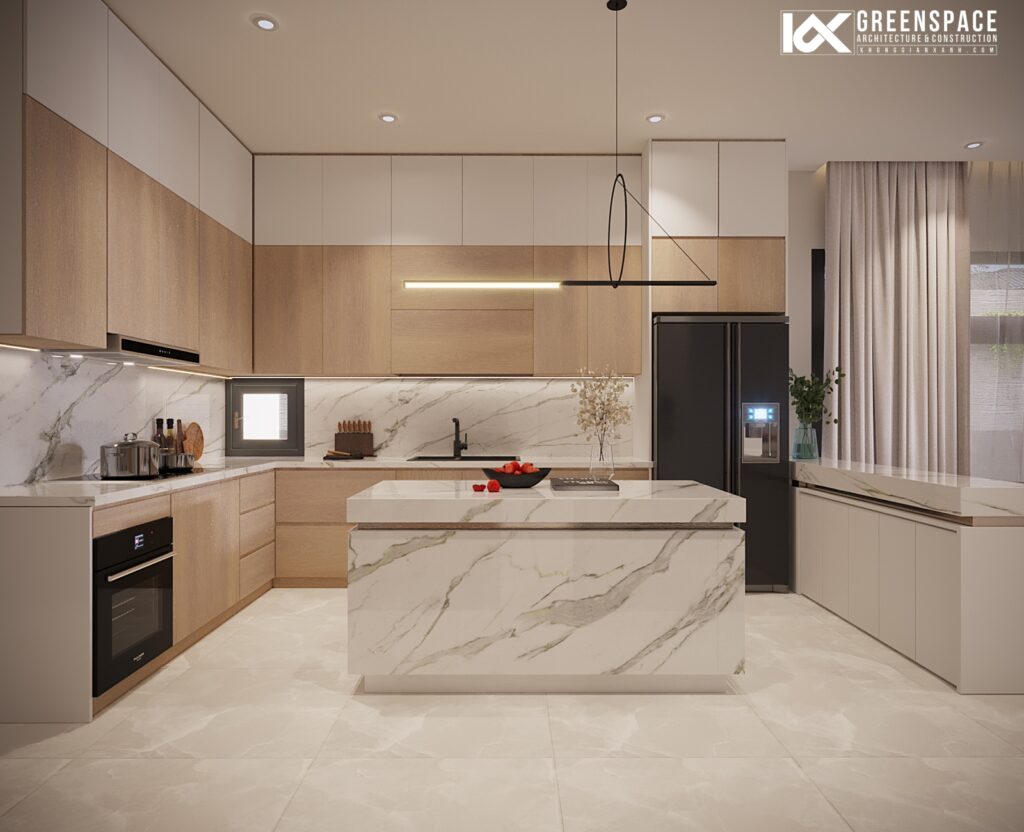 Thiết kế nội thất khách bếp Vũng Tàu hình 6