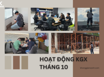 TỔNG HỢP CÁC HOẠT ĐỘNG THÁNG 10 CỦA KHÔNG GIAN XANH