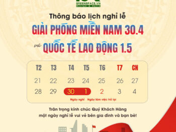 THÔNG BÁO LỊCH NGHỈ LỄ 30/4 – 1/5 2025