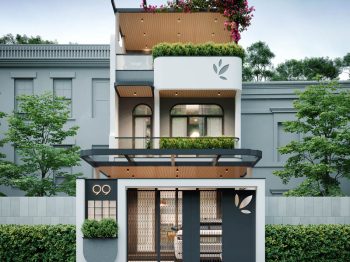 thiết kế nhà phố bo cong Đà Nẵng