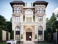 thiết kế biệt thự spanish revival đồi ngọc tước