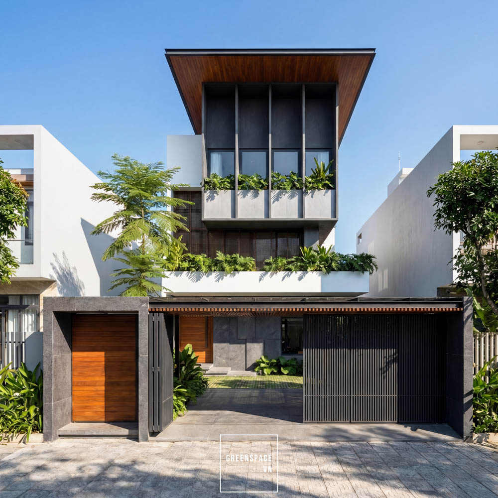 thiết kế biệt thự xanh đà nẵng