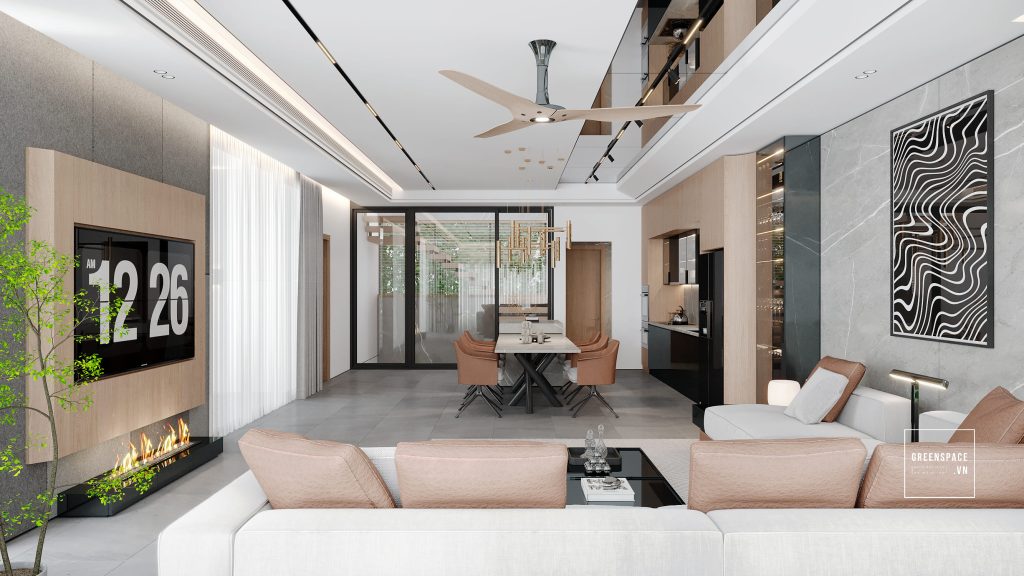 thiết kế nội thất biệt thự Đồi Ngọc Tước Vũng Tàu 1