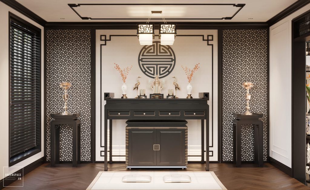thiết kế nội thất biệt thự Indochine Bà Rịa Vũng Tàu 21