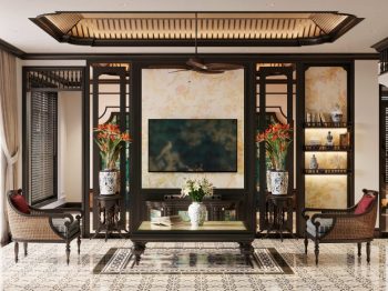 THIẾT KẾ NỘI THẤT BIỆT THỰ INDOCHINE BÀ RỊA VŨNG TÀU – KHÔNG GIAN SỐNG SANG TRỌNG MANG HƠI THỞ ĐÔNG DƯƠNG